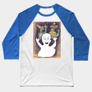 Casper The Friendly Ghost Baseball T-Shirt